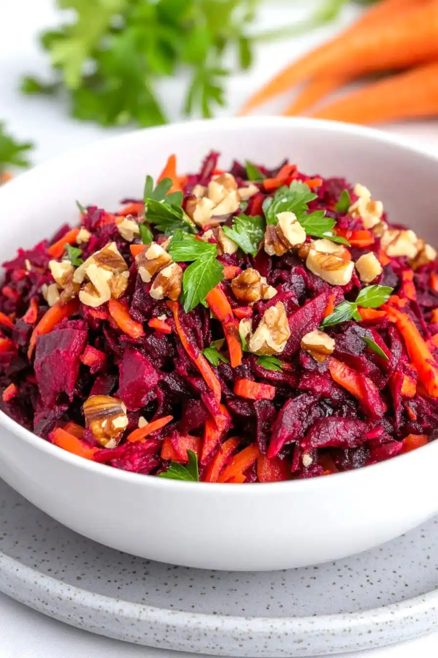 Crowd-Pleasing Beet Carrot Salad: Simple Potluck & Dinner Idea