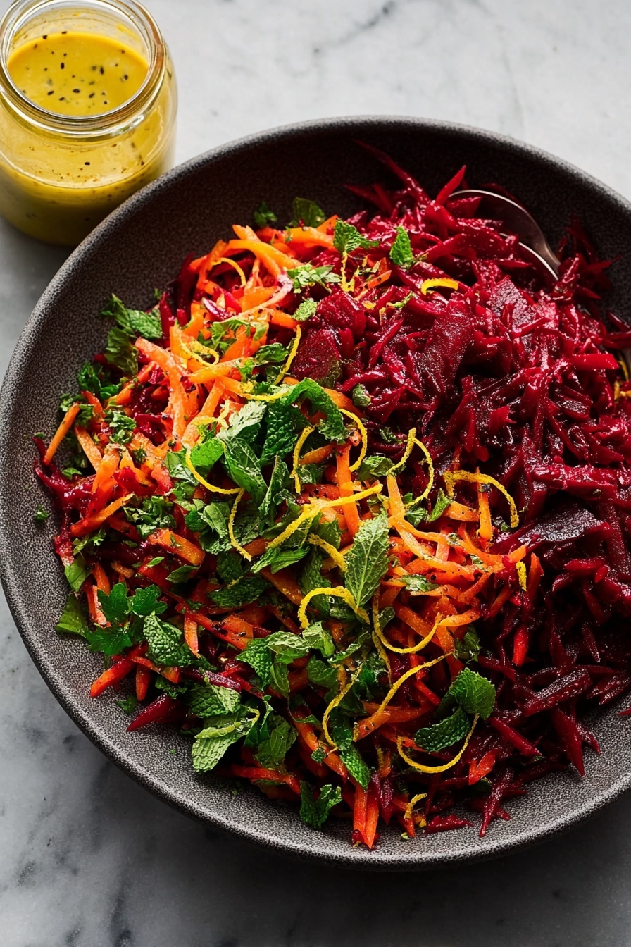 Eat The Rainbow: Vibrant Beet & Carrot Salad for Health